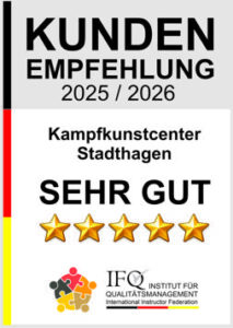 Gütesiegel Empfehlung für das Kampf-Kunst-Center